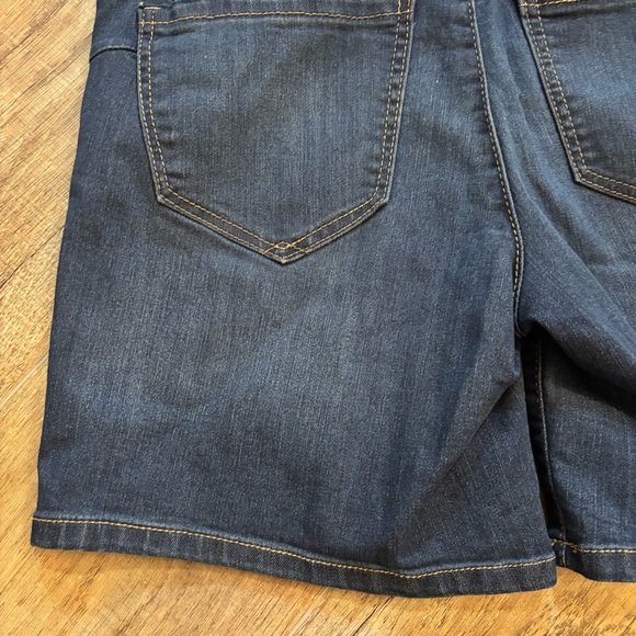 Democracy Ab Solution Denim Shorts High Waist Stretch Distressed Womens Size 4 - Picture 8 of 14